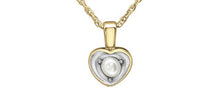 Load image into Gallery viewer, Heart &amp; Pearl Necklace - Fifth Avenue Jewellers
