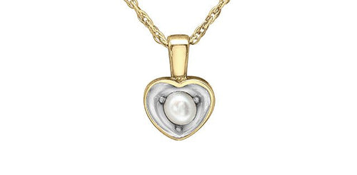 Heart & Pearl Necklace - Fifth Avenue Jewellers