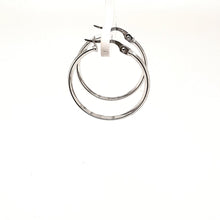 Load image into Gallery viewer, High Polished Knife Edge Hoops - Fifth Avenue Jewellers
