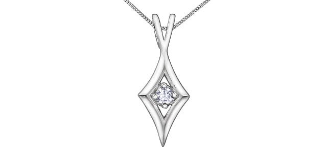 I Am Canadian Diamond Pendant Necklace - Fifth Avenue Jewellers