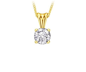 I Am Canadian Diamond Solitaire Necklace - Fifth Avenue Jewellers