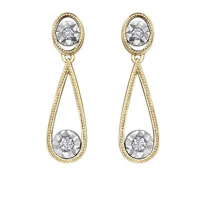 Illuminaire Teardrop Diamond Earrings - Fifth Avenue Jewellers