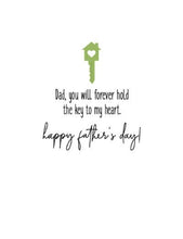 Load image into Gallery viewer, Joyfully Created &quot;Dad, You Will Forever...&quot; Father&#39;s Day Card - Fifth Avenue Jewellers
