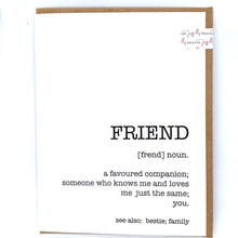 Load image into Gallery viewer, Joyfully Created &quot;Friend&quot; Card - Fifth Avenue Jewellers
