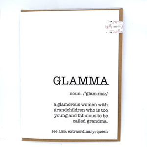 Joyfully Created "Glamma" Card - Fifth Avenue Jewellers