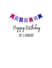Load image into Gallery viewer, Joyfully Created &quot;Happy Birthday Let&#39;s Celebrate!&quot; Card - Fifth Avenue Jewellers
