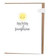 Load image into Gallery viewer, Joyfully Created &quot;Happy Birthday Sunshine&quot; Card - Fifth Avenue Jewellers
