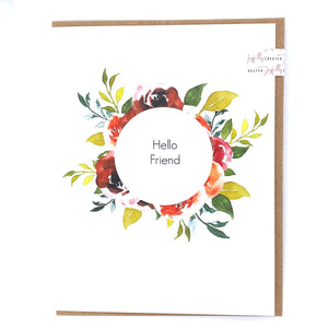 Joyfully Created "Hello Friend" Card - Fifth Avenue Jewellers