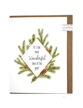 Load image into Gallery viewer, Joyfully Created &quot;It&#39;s The Most Wonderful Time Of The Year&quot; Card - Fifth Avenue Jewellers
