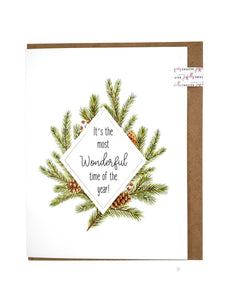 Joyfully Created "It's The Most Wonderful Time Of The Year" Card - Fifth Avenue Jewellers