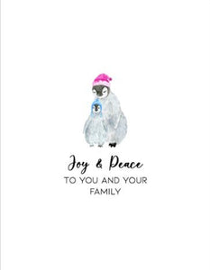 Joyfully Created "Joy & Peace" Christmas Card - Fifth Avenue Jewellers