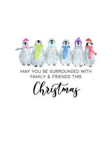 Joyfully Created" May You Be Surrounded With Family & Friends This Christmas" Card - Fifth Avenue Jewellers