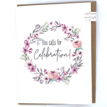 Load image into Gallery viewer, Joyfully Created &quot;This Calls For Celebration&quot; Card - Fifth Avenue Jewellers

