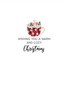 Joyfully Created "Wishing You A Warm And Cozy Christmas" Card - Fifth Avenue Jewellers