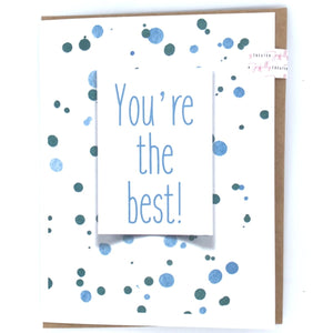 Joyfully Created "You're The Best" Card - Fifth Avenue Jewellers