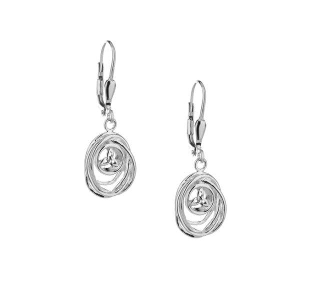 Keith Jack Celtic Cradle Of Life Drop Earrings - Fifth Avenue Jewellers