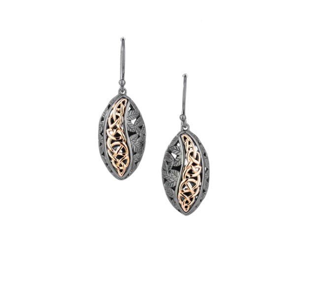 Keith Jack Eternity Leaf Hook Earrings - Fifth Avenue Jewellers