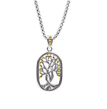 Load image into Gallery viewer, Keith Jack Open Tree Of Life Dog-tag Necklace - Fifth Avenue Jewellers
