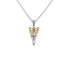Load image into Gallery viewer, Keith Jack Petite Silver Butterfly Necklace - Fifth Avenue Jewellers
