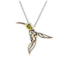 Load image into Gallery viewer, Keith Jack Silver &amp; 10K Gold Hummingbird Pendant Necklace - Fifth Avenue Jewellers
