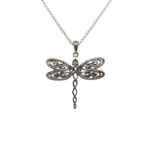 Keith Jack Silver Dragonfly Pendant Necklace - Fifth Avenue Jewellers