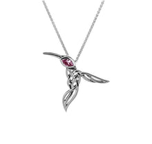 Load image into Gallery viewer, Keith Jack Silver Hummingbird Pendant Necklace - Fifth Avenue Jewellers

