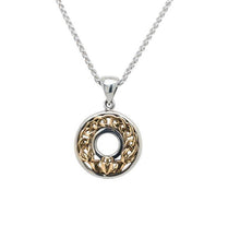 Load image into Gallery viewer, Keith Jack Small Claddagh Pendant Necklace - Fifth Avenue Jewellers
