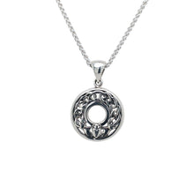 Load image into Gallery viewer, Keith Jack Small Silver Claddagh Pendant Necklace - Fifth Avenue Jewellers
