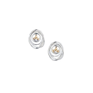 Keith Jack Sterling Silver And 10K Gold "Cradle Of Life" Earrings - Fifth Avenue Jewellers