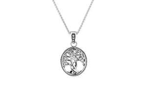 Keith Jack Sterling Silver Tree of Life Pendant - Fifth Avenue Jewellers