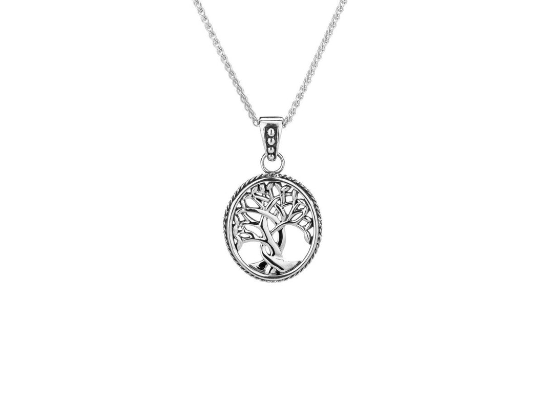 Keith Jack Sterling Silver Tree of Life Pendant - Fifth Avenue Jewellers