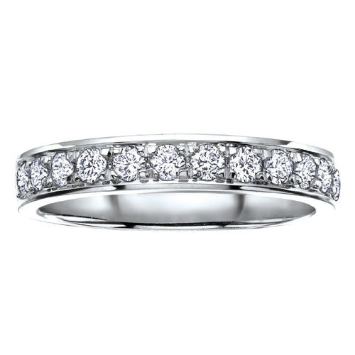 Kudos Diamond Wedding Band in White Gold - Fifth Avenue Jewellers