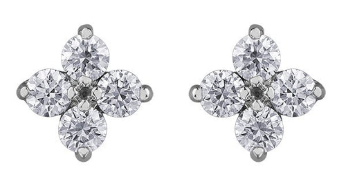 Lux Canadian Diamond Star Stud Earrings - Fifth Avenue Jewellers