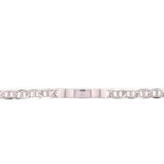 Marine Link ID Bracelet In Sterling Silver - Fifth Avenue Jewellers