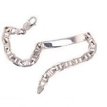 Load image into Gallery viewer, Marine Link ID Bracelet In Sterling Silver - Fifth Avenue Jewellers
