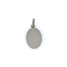 Load image into Gallery viewer, Medium Oval Silver St Christopher Medal - Fifth Avenue Jewellers
