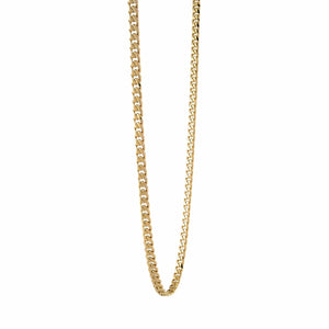 Mens Gold Ion Plated Steel Curb Chain - Fifth Avenue Jewellers