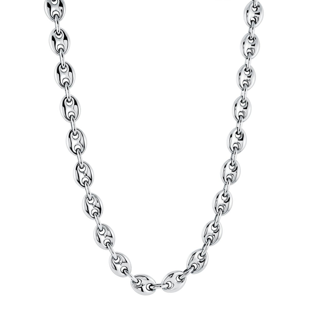 Mens Hollow Puff Gucci Link Chain SN62 - Fifth Avenue Jewellers