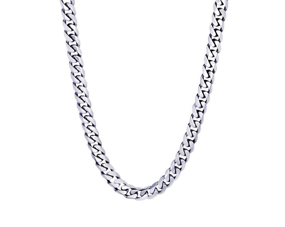 Mens Polished Curb Link Necklace SN13 - Fifth Avenue Jewellers