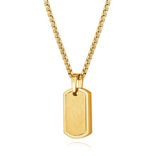 Load image into Gallery viewer, Mens Small Dog Tag Necklace - Fifth Avenue Jewellers
