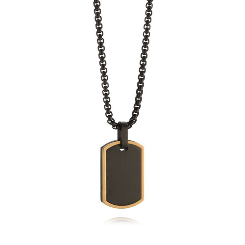 Mens Small Dog Tag Necklace - Fifth Avenue Jewellers