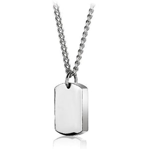 Mens Steel Reversible Urn Pendant Necklace SU-2 - Fifth Avenue Jewellers