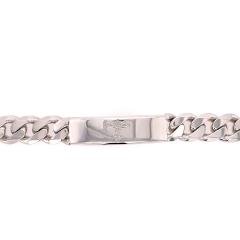 Men's Sterling Silver Medic Alert Bracelet - Fifth Avenue Jewellers