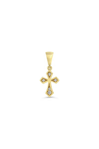 Mini Faith Gothic Cross - Fifth Avenue Jewellers