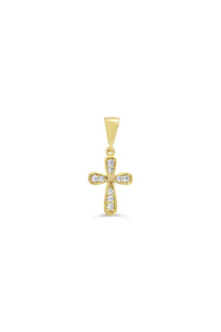 Mini Faith Rounded Cross - Fifth Avenue Jewellers