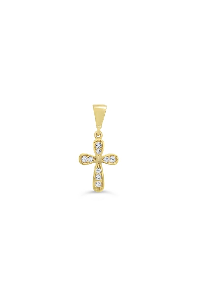 Mini Faith Rounded Cross - Fifth Avenue Jewellers