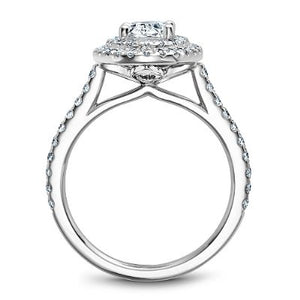 Noam Carver Double Halo Engagement Ring - Fifth Avenue Jewellers