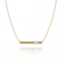 Load image into Gallery viewer, Noam Carver Rae Diamond Set Bar Necklace - Fifth Avenue Jewellers
