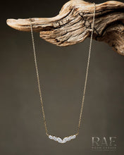 Load image into Gallery viewer, Noam Carver Rae Marquise Diamond Bar Necklace - Fifth Avenue Jewellers
