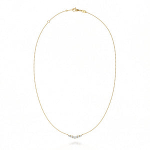 Noam Carver Rae Marquise Diamond Bar Necklace - Fifth Avenue Jewellers
